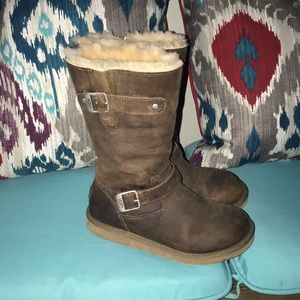 Leather uggs